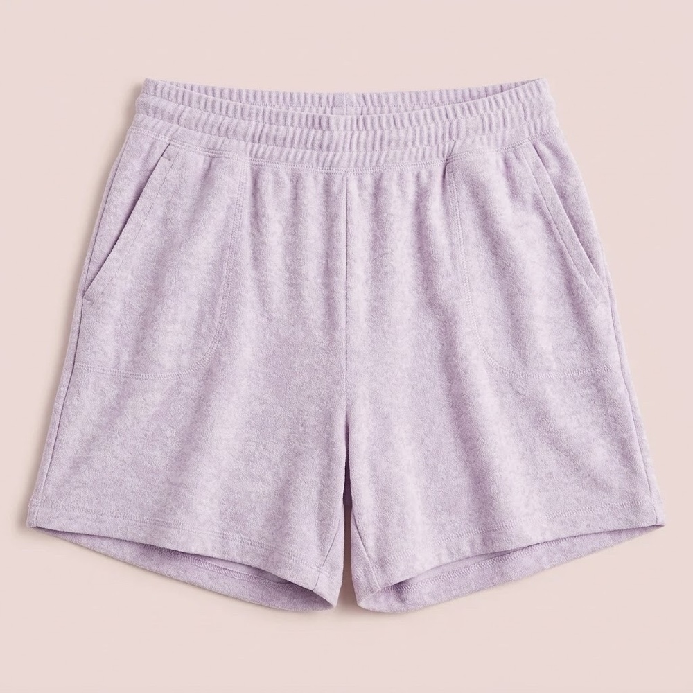 NWT Primark Pastel Purple Velvet Shorts